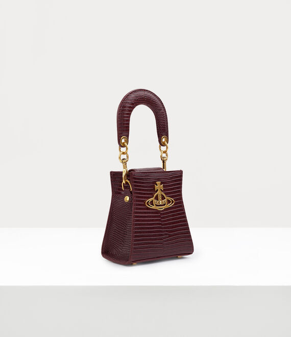 Vivienne Westwood Kelly Small Handbag in BURGUNDY